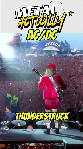 The Most Iconic Guitar Riff in History? ACDC 'Thunderstruck' Live 1991 #shorts
