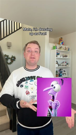 172K views · 4.6K reactions | Inside Out Fear Costume! #disney #insideout #insideout2 #pixar #funnyreels #disneyreels #mrthomasenglish | Mrthomasenglish | Facebook