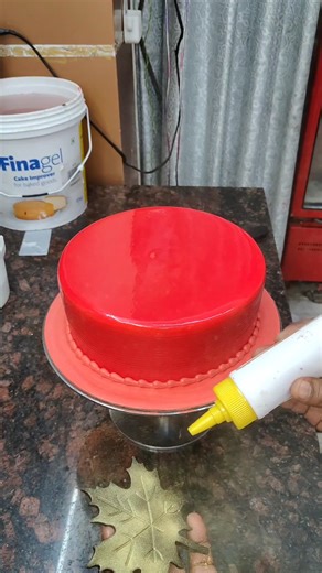 Classic Red Cake Design Red Glaze Cake Beautiful Red Cake | Beautiful Birthday Cake Design Idea | Sunil Cake Master