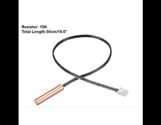 Watch 3-Pack 10K Ohm NTC Thermistor Probe on Amazon Live
