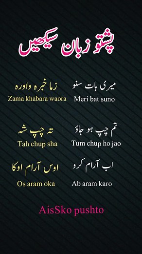 Learn Pashto Language - Easy Lessons for Personal Development