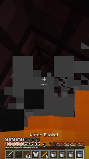 How to get water in the nether in Minecraft! #minecraft #gaming #minecrafttutorial #minecraftguide