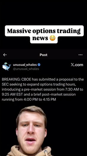 😳This if passed would completely shift the options market Thoughts???? | Simplified Investing