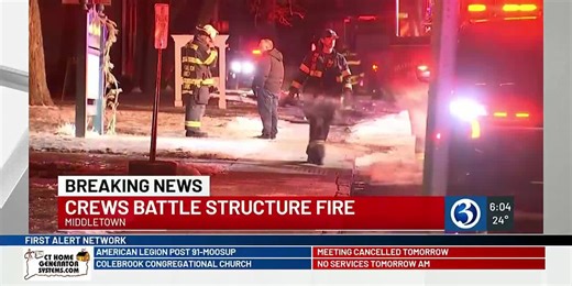 Firefighter injured, at least 20 displaced following historic Middletown apartment building fire