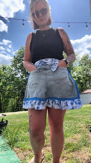 Sewing a Jean Apron | DIY Sewing Projects