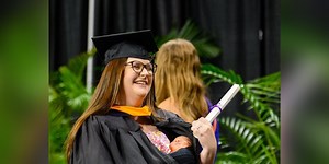 Meet the youngest Clemson Tiger to walk across the graduation stage