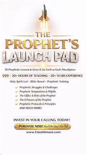 Called as a Prophet? Don’t Walk Untrained. #Shorts