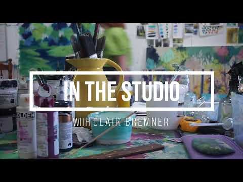 In the studio with Clair Bremner