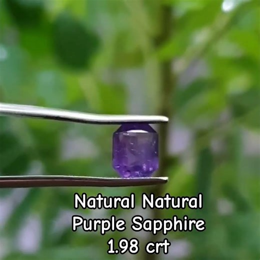 Natural Purple Sapphire 1.98 crt #purplesapphire #purplespinel #pinkspinel #pinksapphire #redspinel