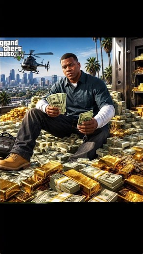Franklin Became the RICHEST Man in GTA 5! 💰 😱 #shorts