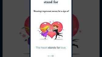 Stand for meaning | stand for sentences | Common English Idioms #shorts