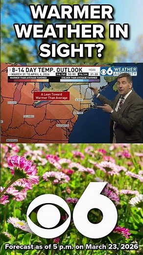 Warmer weather in sight?