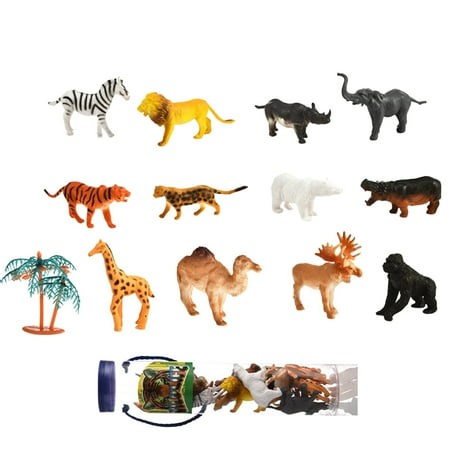 Kids Toys Animal Models Realistic Large Animal Dinosaur Statues Jungle Animal Toys - Walmart.ca