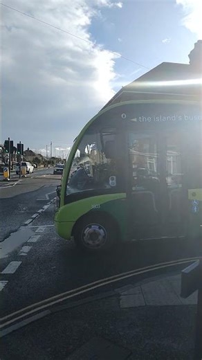 3803 optare solo sr not in service going to Newport to go to Nelson road bus depot