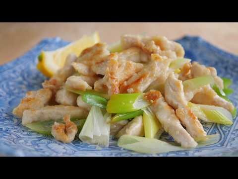 【鶏むね肉が驚くほど柔らかい♡ねぎ塩チキン】Tender Green Onion Chicken