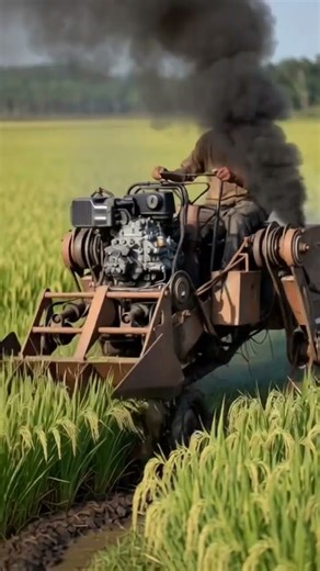 Robots are working in the fields by harvesting. #foryou #machinerychannel #farming #machine