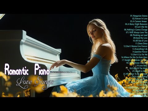 50 Best Romantic Piano Love Songs Of All Time - Relaxing Instrumental Music For Stress Relief, Relax