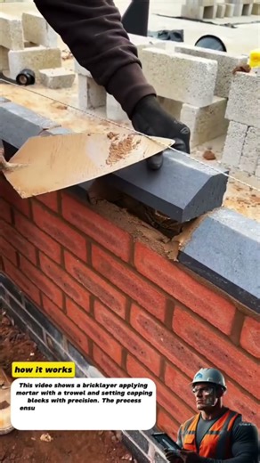 Precision Bricklaying With Clean Mortar Application