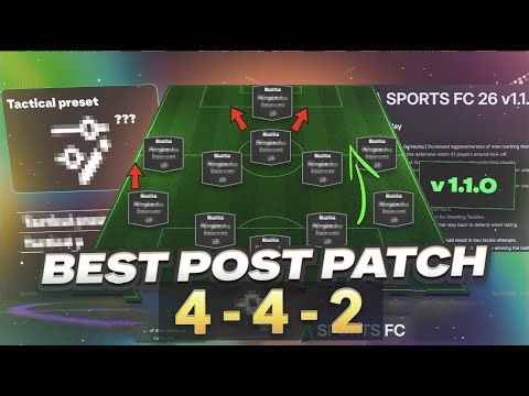 NEW FC 26 POST PATCH! The UNSTOPPABLE 4-4-2 Tactics Pros HIDE From You!🔥