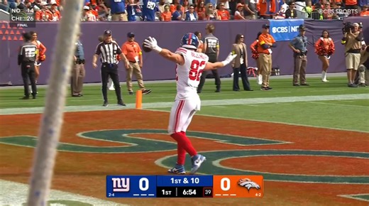154K views · 3K reactions | Jaxson Dart 44 yard TOUCHDOWN to Daniel Bellinger! Giants up! | Giants Nation Show | Facebook