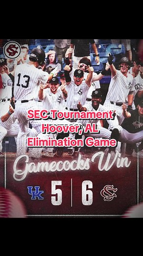 Gamecocks Stay Alive in SEC Baseball Tournament