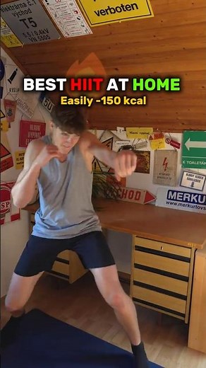 Burn 150 kcal with this HIIT! 💥💪 #burnfatathome
