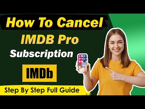 How to cancel imdb subscription | How To Cancel IMDB Pro.