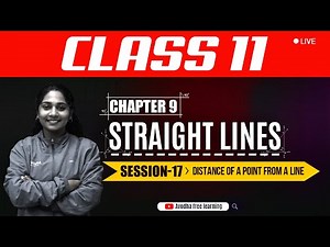 Plus One Maths | Chapter 9- Straight lines | Session 17:Distance of a point from a line | Avodha