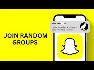 How To Join Random Groups on Snapchat