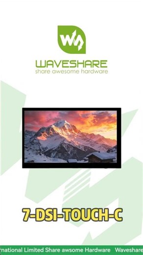 7-DSI-TOUCH-C,7-Inch IPS Panel, HD 1024x600,DSI Interface, Wide Device Support,Backlight Control