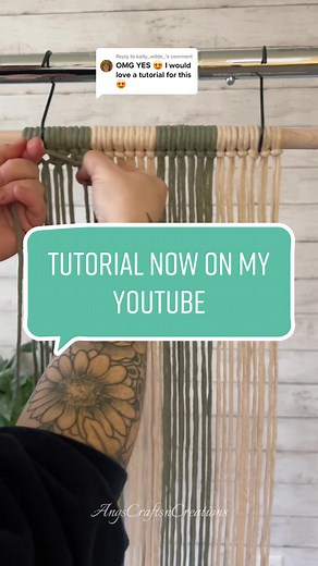DIY Macrame Wall Plant Hanger Tutorial on YouTube