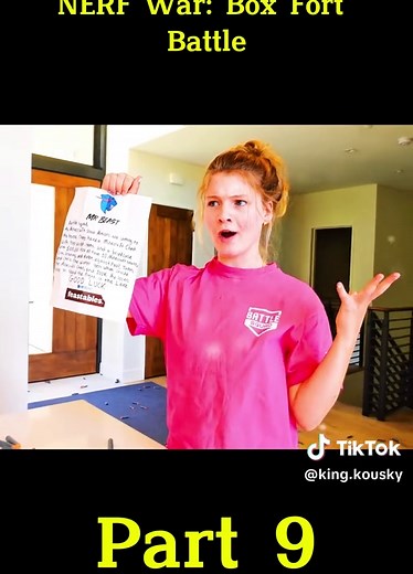 NERF War Box Fort Battle: Strategies and Action