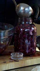 Today, Alexander Herrmann shows you how to turn simple red cabbage into delicious kimchi! 塞✨ Not only can you preserve winter greens, but you can turn them into a fermented explosion of flavor that will enhance any meal.  ⭐️ chef's tip: Instead of a fermentation jar, you can use a regular mason jar. Just make sure you open the jar daily to let the gases escape. | Fissler | Facebook