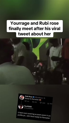 Yourrage Meets Rubi Rose After Controversial Tweet