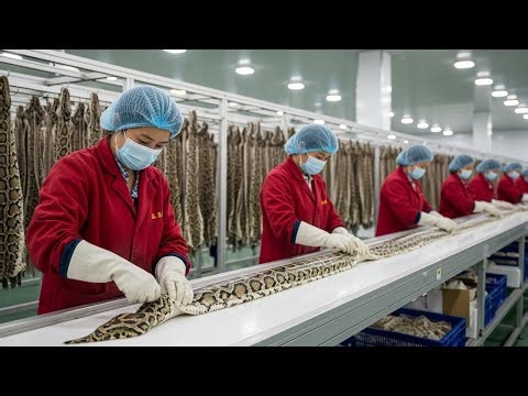 Inside the Boot Factory – Full Process How Luxury Python Boots Are Made