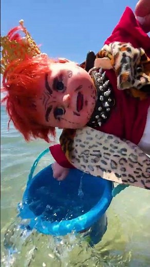 What’s Hidden in the Sand? 🏖️ Building a Beach Pool Adventure! 🌊 #BeachFun