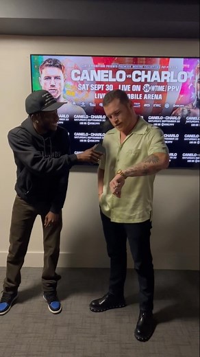 Chris Smoove | How much is your outfit worth? @canelo @showtimeboxing Shirt is fire I need that 🔥🔥 #reels #explore #canelocharlo #outfit #christoosmoove | Instagram