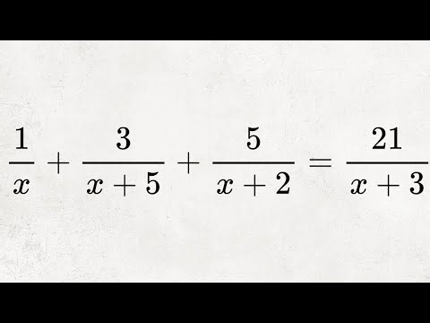Can You Solve This Tricky Rational Equation with Multiple Fractions?