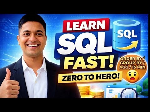 Master SQL Aggregations in 15 Min | ORDER BY + GROUP BY Crash Course |5