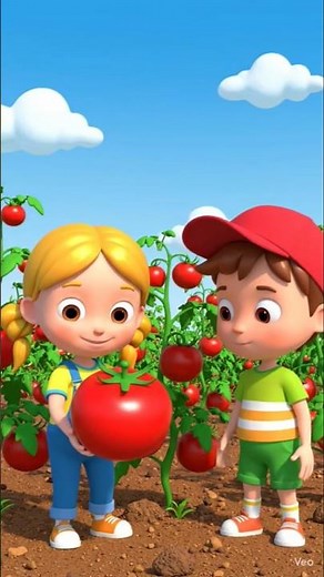 Aaha Tamatar Bade Majedar | Hindi Rhymes for Kids | Cartoon Animation Song आहा टमाटर बड़े मजेदार