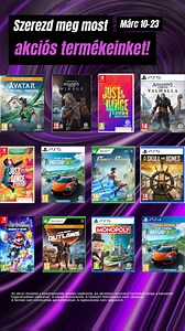 Szerezd meg most akciós termékeinket partnereinknél! Konzolvilág KonzolKirály - www.konzolkiraly.hu Konzol Studio PlatinumShop Game Park Media Markt Magyarország | Cenega Hungary