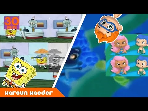 30 MINUTES | SpongeBob X Bubble Guppies Sparta Remix Compilation! | Haroun Haeder