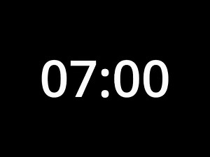 7 Minute Countdown Timer | Simple