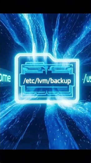 Save Your Linux LVM! 🛡️ vgcfgbackup Explained #shorts