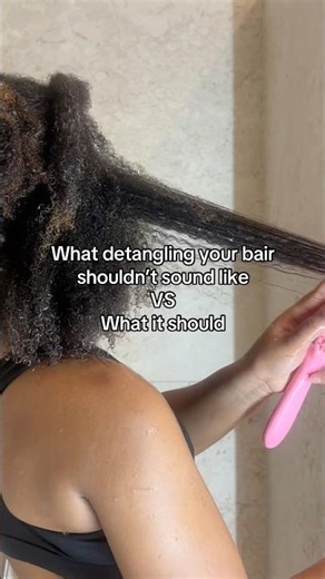 How to Detangle Type 4 Hair the Right Way #naturalhair #protectivehairstyle #hairstyletutorial