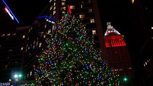 Light up the night: Christmas Tree lighting on Fountain Square