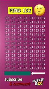 Tell me where 132? | Math Puzzle #shorts #different #puzzles #opticalillusion