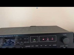 Rotel RX-830 Stereo Receiver demo
