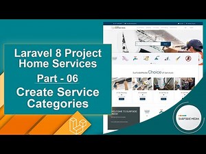 Laravel 8 Project Home Services - Create Service Categories