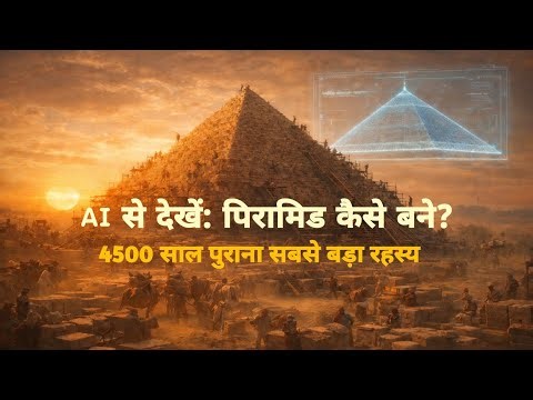 AI से देखें: पिरामिड कैसे बने? 4500 साल पुराना सबसे बड़ा रहस्य